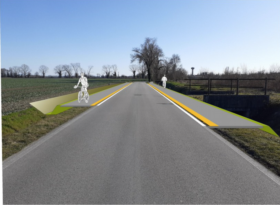 Immagine per Pista ciclabile e manutenzione stradale, come cambia la viabilità a San Canzian d'Isonzo